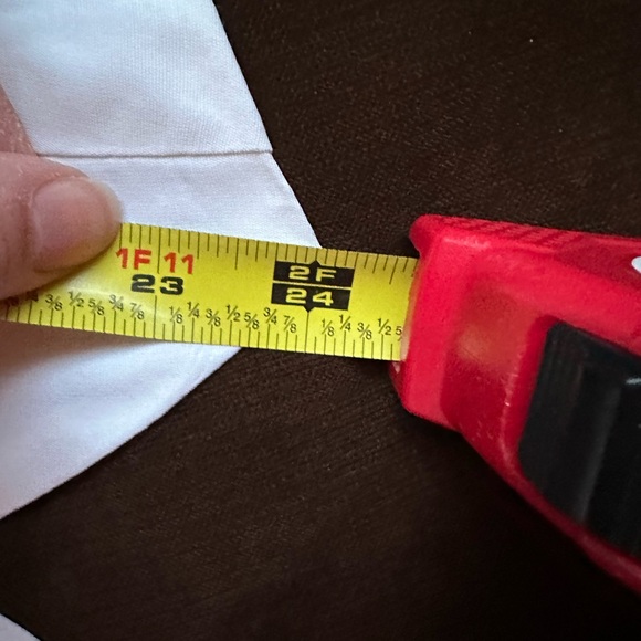 Willow Ridge Vintage Cream Button Down Pointed Hem Gold Buttons Blouse Sz 10 - Picture 15 of 16